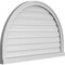 Ekena Millwork Round Top Surface Mount PVC Gable Vent: Functional, w/ 2"W x 2"P Brickmould Sill Frame, 40"W x 26"H GVPRT40X2603SF - alternate 5
